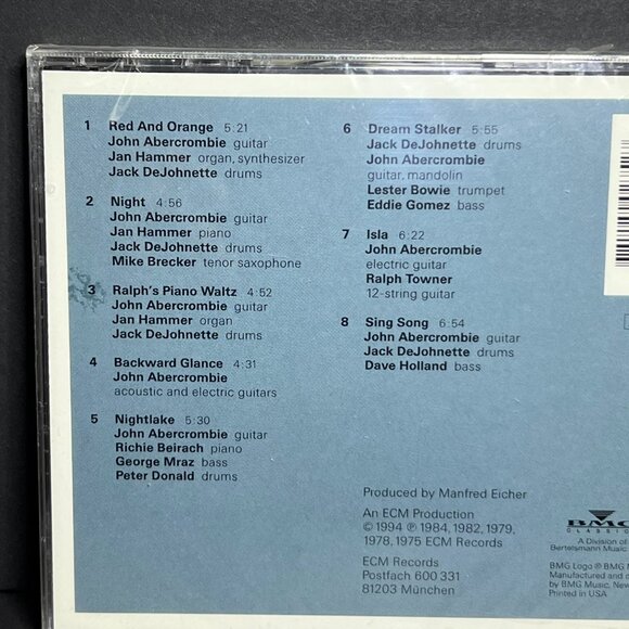 New & Sealed John Abercrombie Works 1994 New Age Jazz Album CD - Picture 3 of 3
